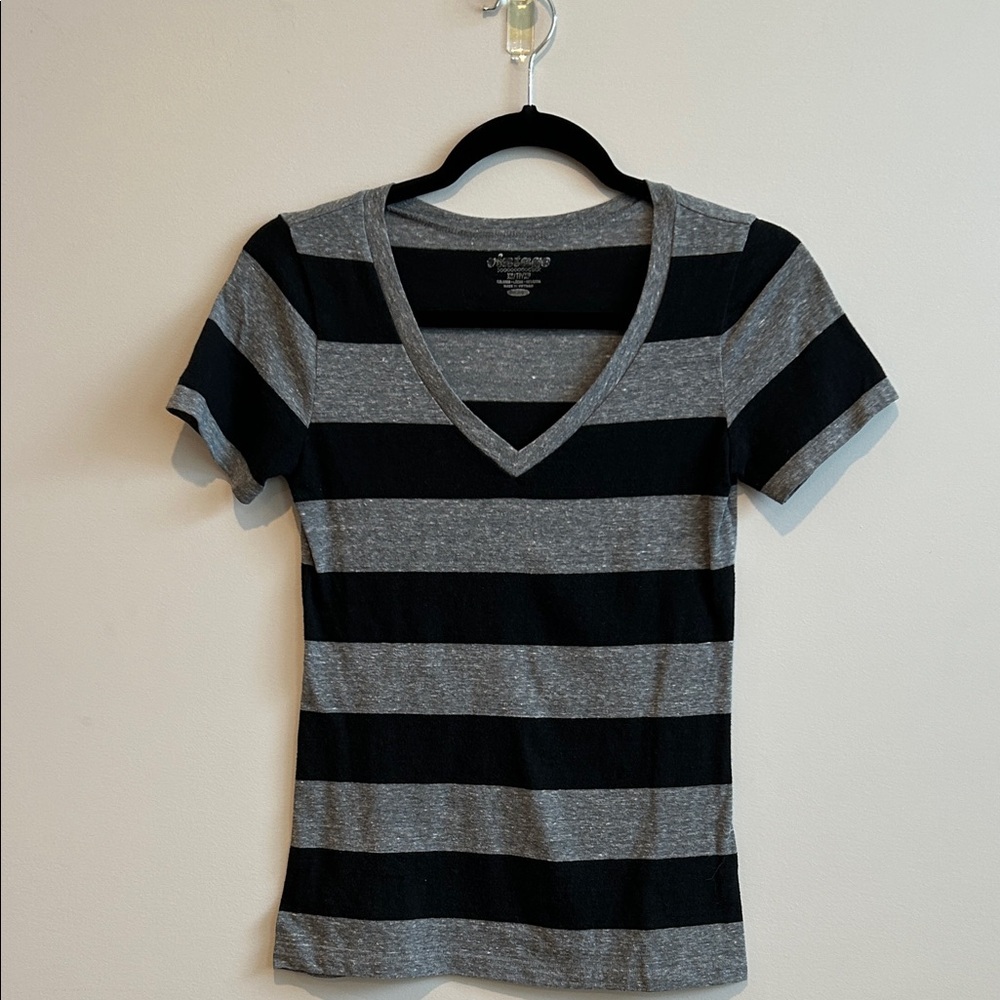 Striped V-Neck Women’s Top